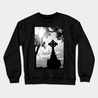 Celtic Cross Gravestone Crewneck Sweatshirt